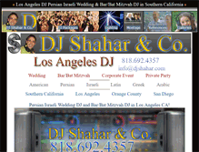 Tablet Screenshot of djshahar.com